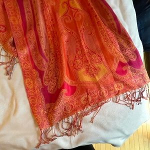 Orange and Pink Scarf